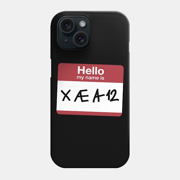 Name's X Æ A-12 Phone Case by The_Interceptor
