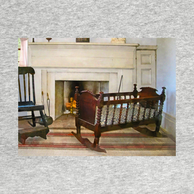 Interiors Cradle Near Fireplace Cradle Kids T Shirt Teepublic