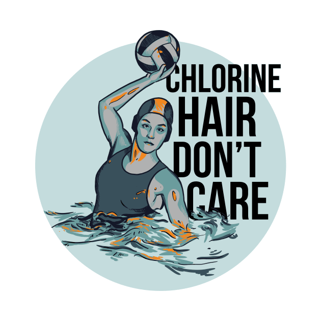 Chlorine Hair Don't Care by polliadesign