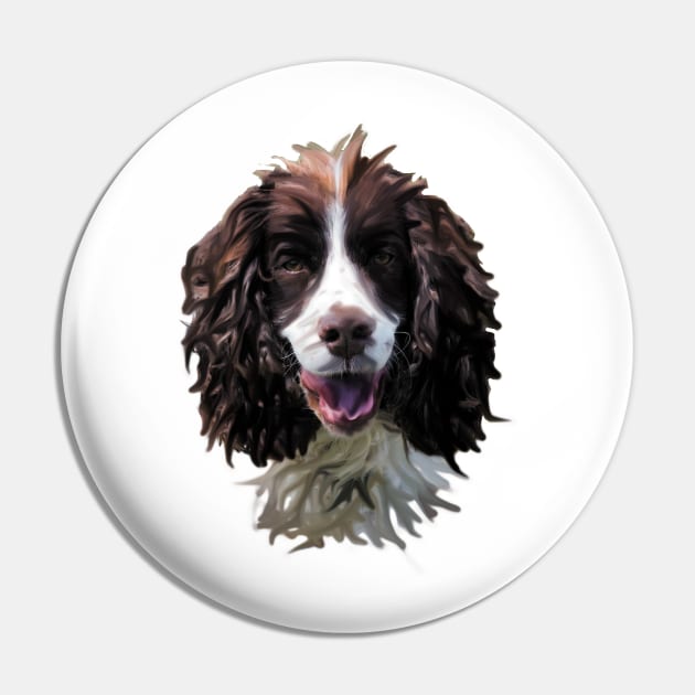 Springer Spaniel Dog Pin by wizard023