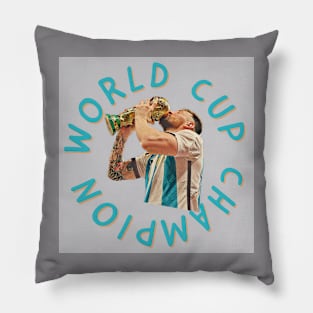 Messi World Cup Chmpion Pillow