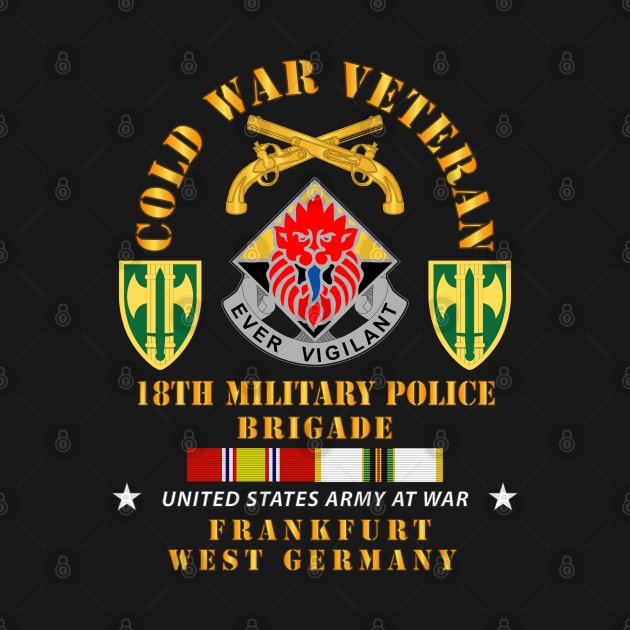 Cold War Vet - 18th Military Police Brigade DUI - SSI w COLD SVC by twix123844