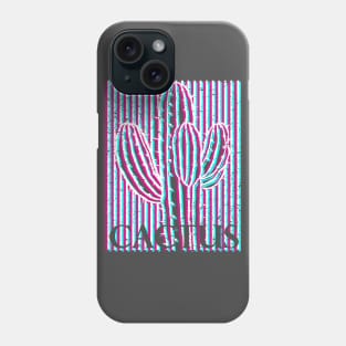 neon cactus Phone Case