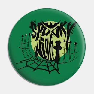 Happy spooky Halloween Pin