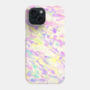 Vibrant Pink and Yellow Trippy Wavy Pattern Phone Case