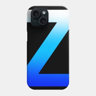 Blue Letter Z Phone Case