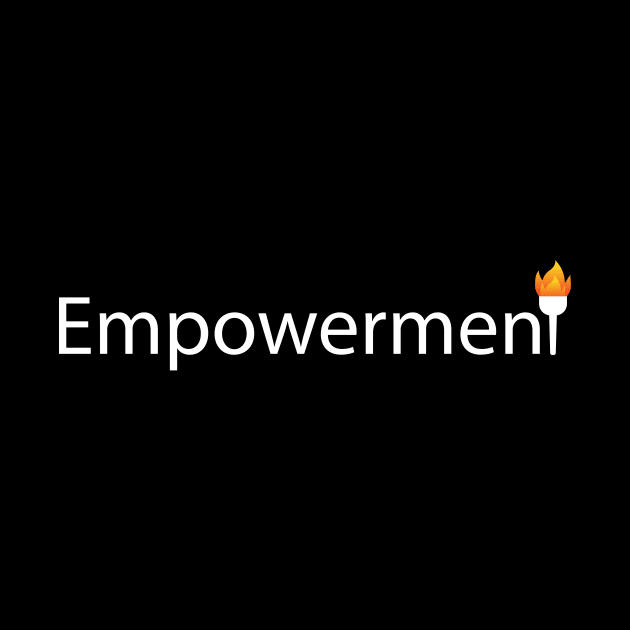 Empowerment artistic text design by BL4CK&WH1TE 