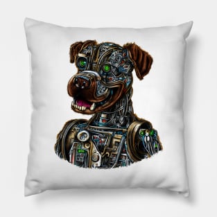 Cyborg Dog Pillow