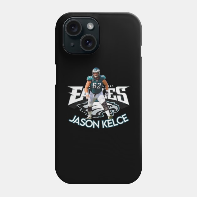 jason kelce : philadelphia eagles football Phone Case by valentinewords