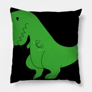 Floss Like A Boss Trend Dance Dinosaur Dino Fun Funny Cute Floss Pillow