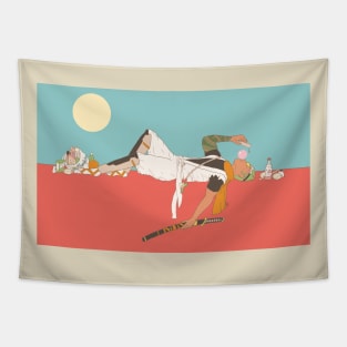 Summer Sparrow Tapestry