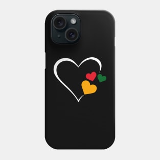 Cute Juneteenth Heart Proud African American Valentine's Day Phone Case