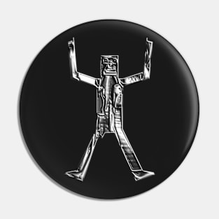 Puppet in silverlook Pin