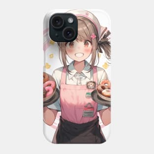 cute waitress Phone Case