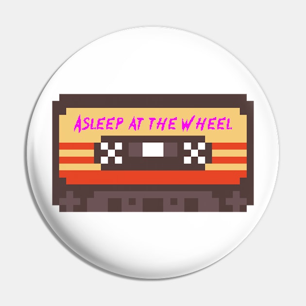 Asleep at the Wheel 8bit cassette Pin by terilittleberids