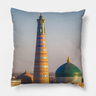 Uzbekistan. Khiva. Itchan Kala. Sunset. Pillow
