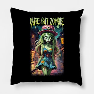 Cute But Zombie 02 Pillow