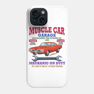 Muscle Car Garage Hot Rod Racing Novelty Gift Phone Case