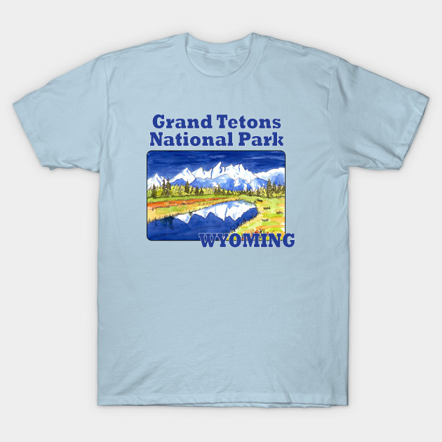 Discover Grand Tetons National Park, Wyoming - Grand Tetons National Park - T-Shirt