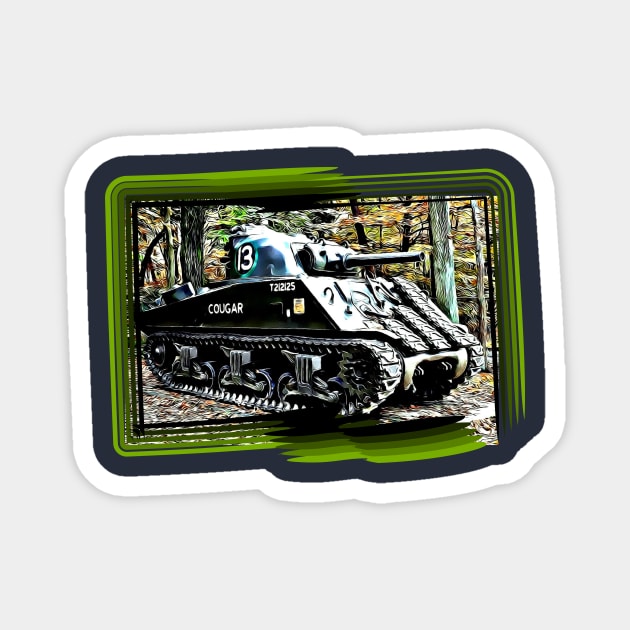 M4 Sherman Tank Magnet by Arie