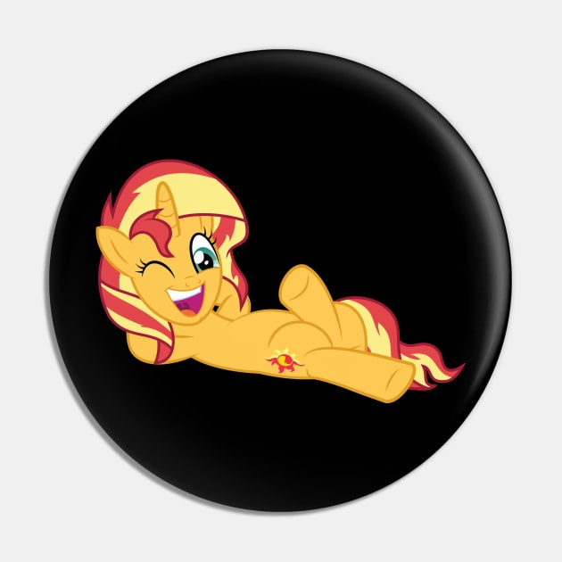 Laid-Back Sunset Shimmer Pin by Wissle