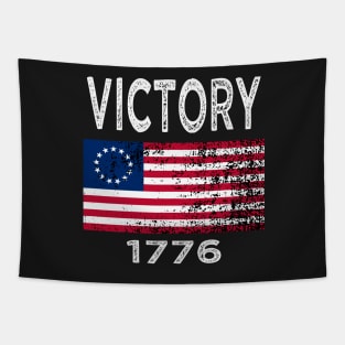 Betsy Ross Flag Victory 1776 USA Tapestry