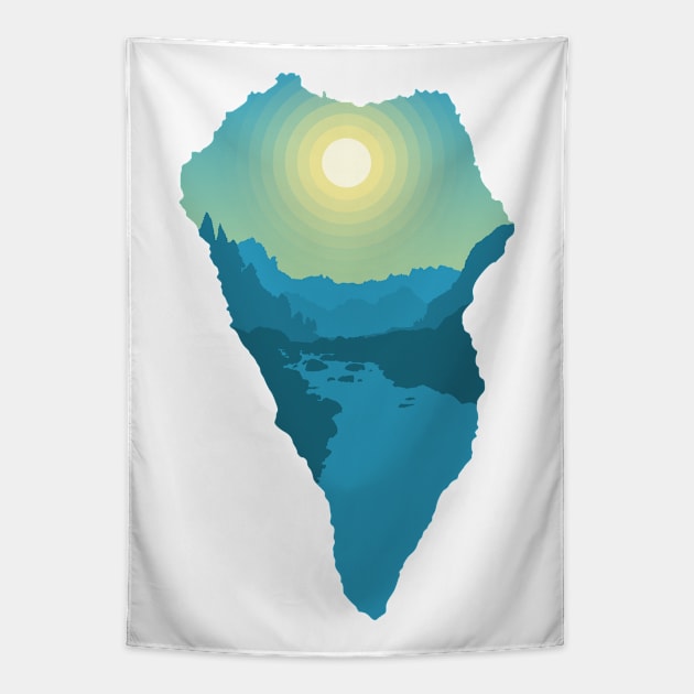 La Palma Tapestry by Silhouettes