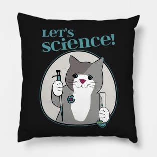 Let's Science Cat Pillow