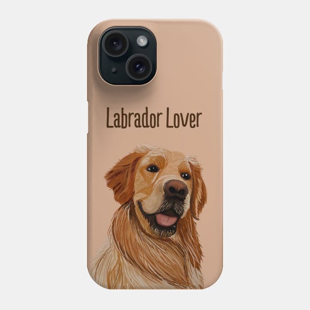 Labrador dog lover Phone Case by Nastya Li