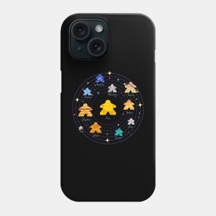 Meeple Board Game Solar System Planets Phone Case