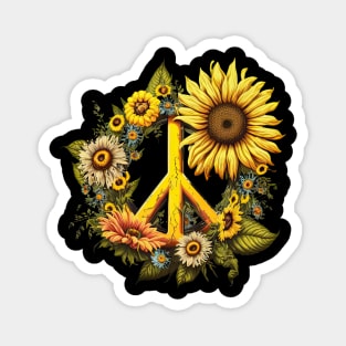 Peace Daisy Magnet