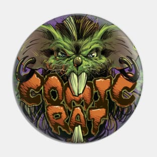 Comic Rat Pin