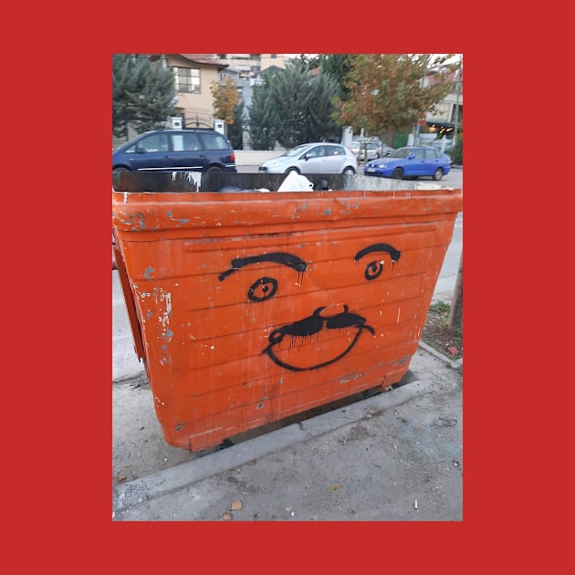 Dumpster moustache by Stephfuccio.com