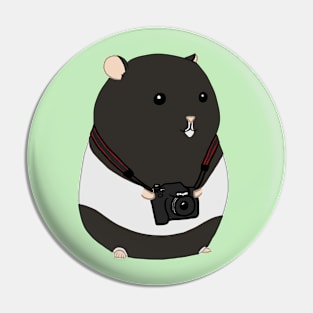 Hamster Photographer Pin