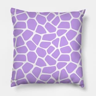 Purple Giraffe Print Pillow