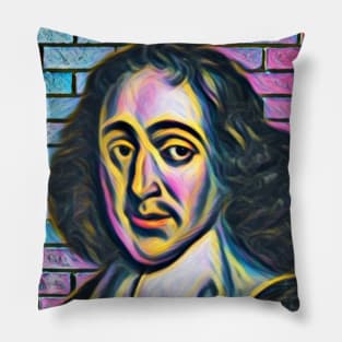 Baruch Spinoza Portrait | Baruch Spinoza Artwork 9 Pillow