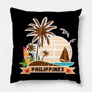Philippine Beach Pillow