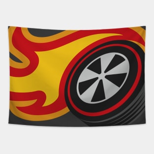 RedLine - Diecast Series Logo (Dark) Tapestry