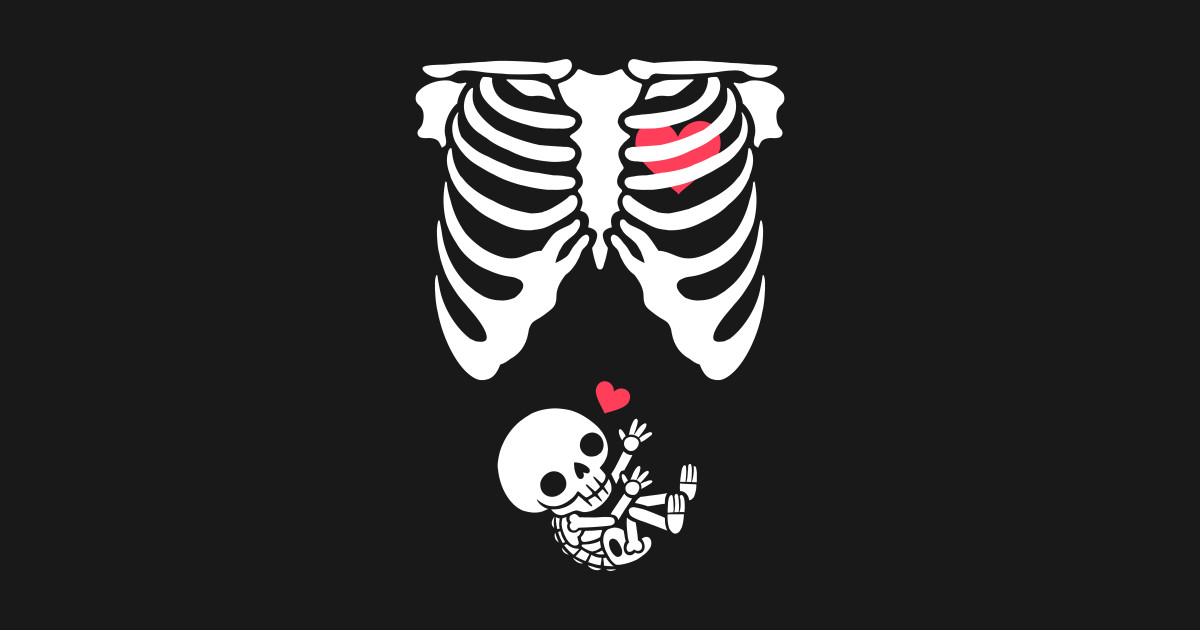 Little Baby Bones - Pregnancy Skeleton - T-Shirt | TeePublic