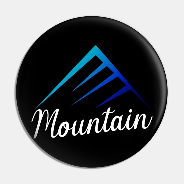 Mountain with gradient color Pin by joeymono