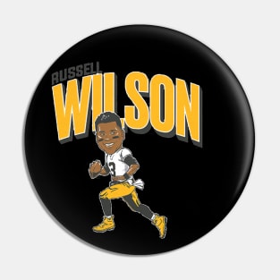 Russell Wilson Pittsburgh Caricature Pin