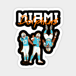 Trio Miami Dolphins Magnet