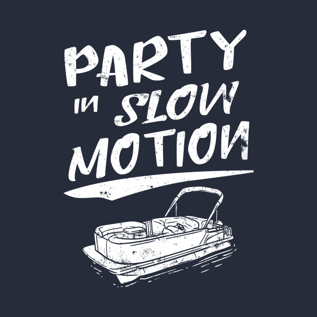Party in slow motion pontoon boat gift by Lomitasu