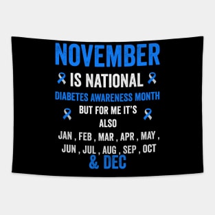 November is national diabetes awareness month - diabetes warrior support Tapestry