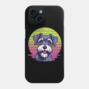 cool schnauzer dog owner cute ideas birthday Phone Case