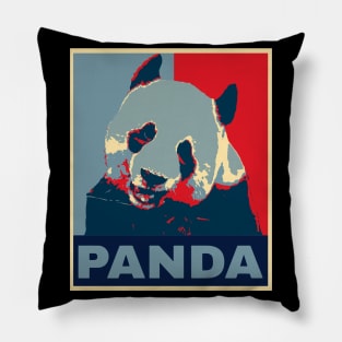 Panda Pop Art Poster Pillow