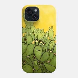 Funny Cactus Character Cute Succulent Creatures Phone Case