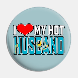 I Love My Hot Kazakhstani Husband Pin