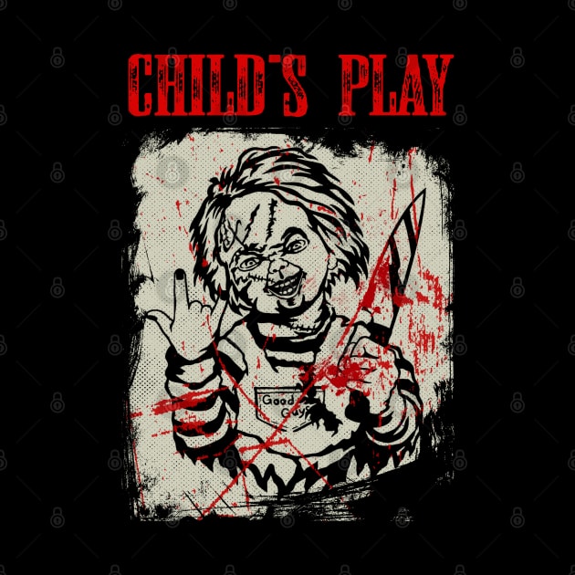 Friend 'til The End Chucky's Iconic T-Shirt by MilanVerheij Bike