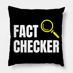 Fact Checker Pillow